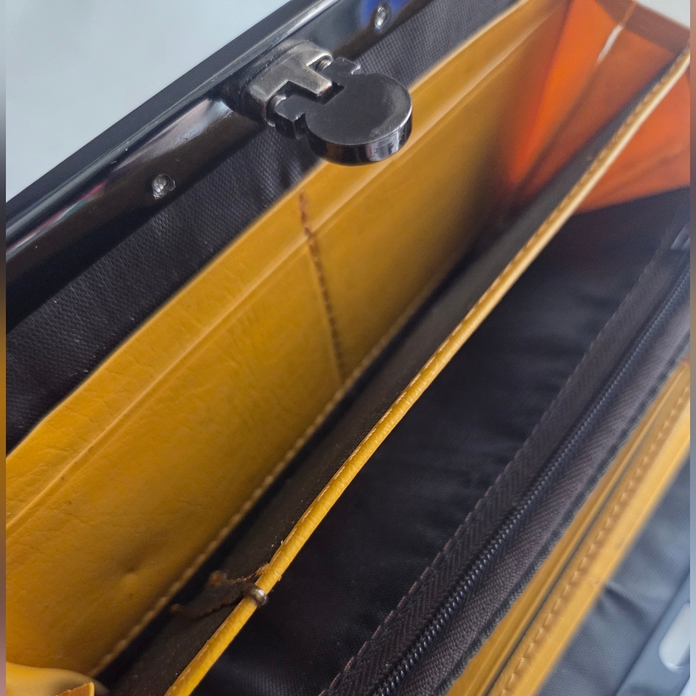 Source Unknown Multicolor Patchwork Clutch - image 3